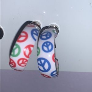 Fun hoop earrings!!!!!!!!